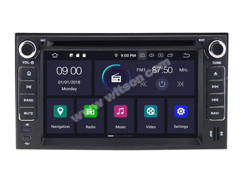 Discount WITSON Android 9.0 Octa core Car Dvd GPS Player FOR KIA CERATO/SPORTAGE/SORENTO/SPE IPS 4GB RAM 64GB ROM CAR GPS NAVIGATION 2