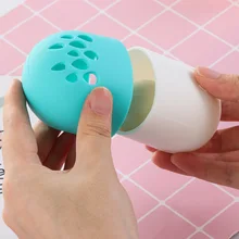 Мягкий силиконовый порошок слоеная Сушилка Подставка Подушечка Для макияжа Губка дисплей стойки косметический Блендер Губка Чехол Держатель спонжа