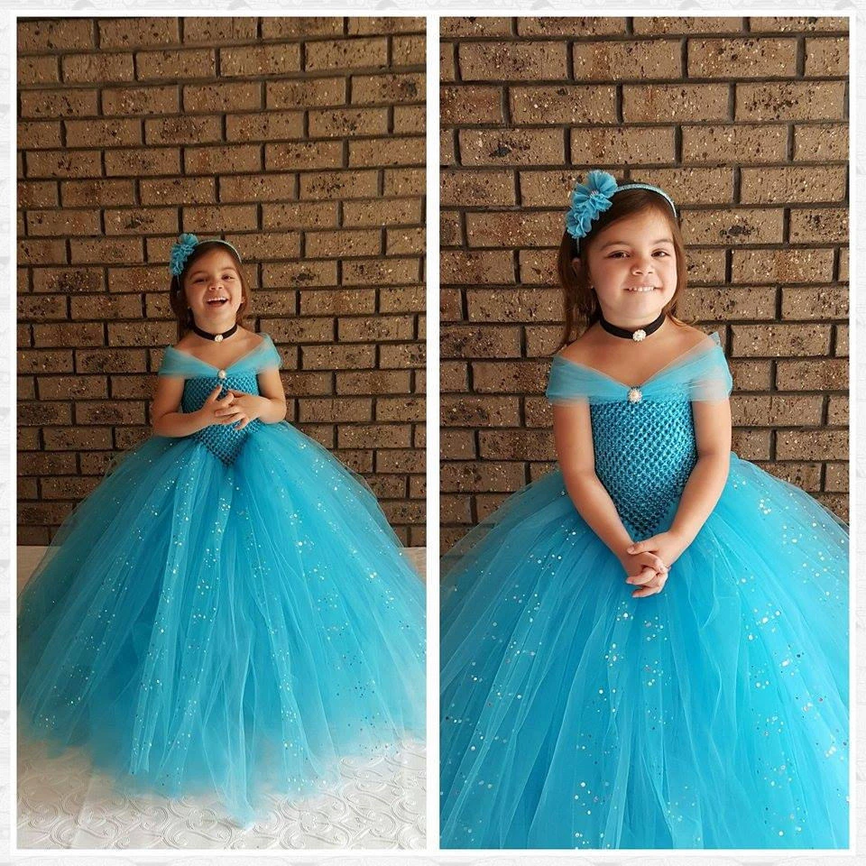 girls turquoise dress