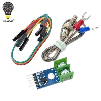 

WAVGAT MAX6675 K-type Thermocouple Temperature Sensor Temperature 0-800 Degrees Module and K-type Thermocouple