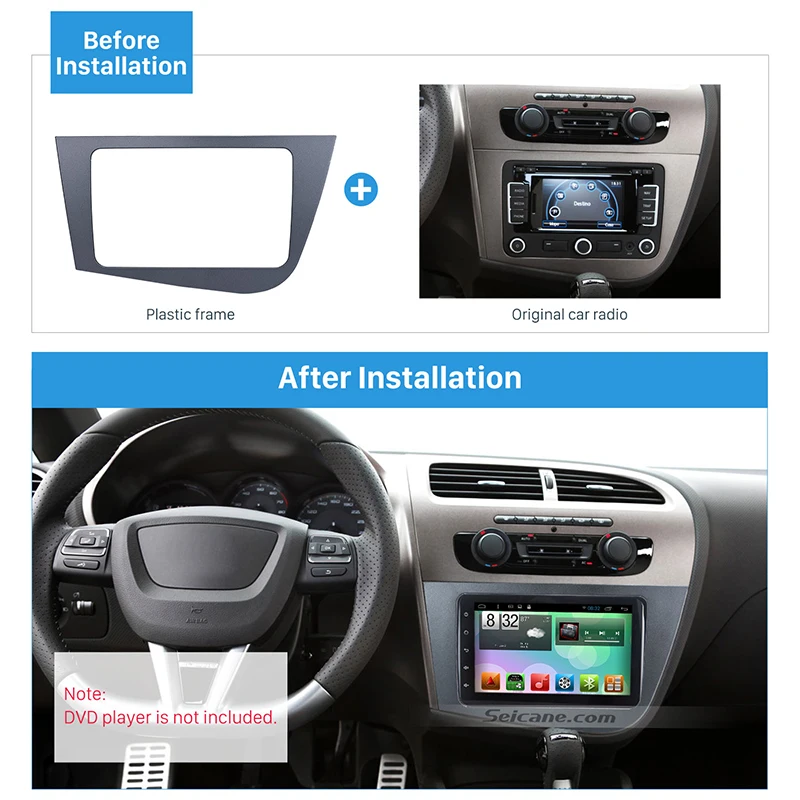 Din Fascia for 2005-2011 Seat Leon 