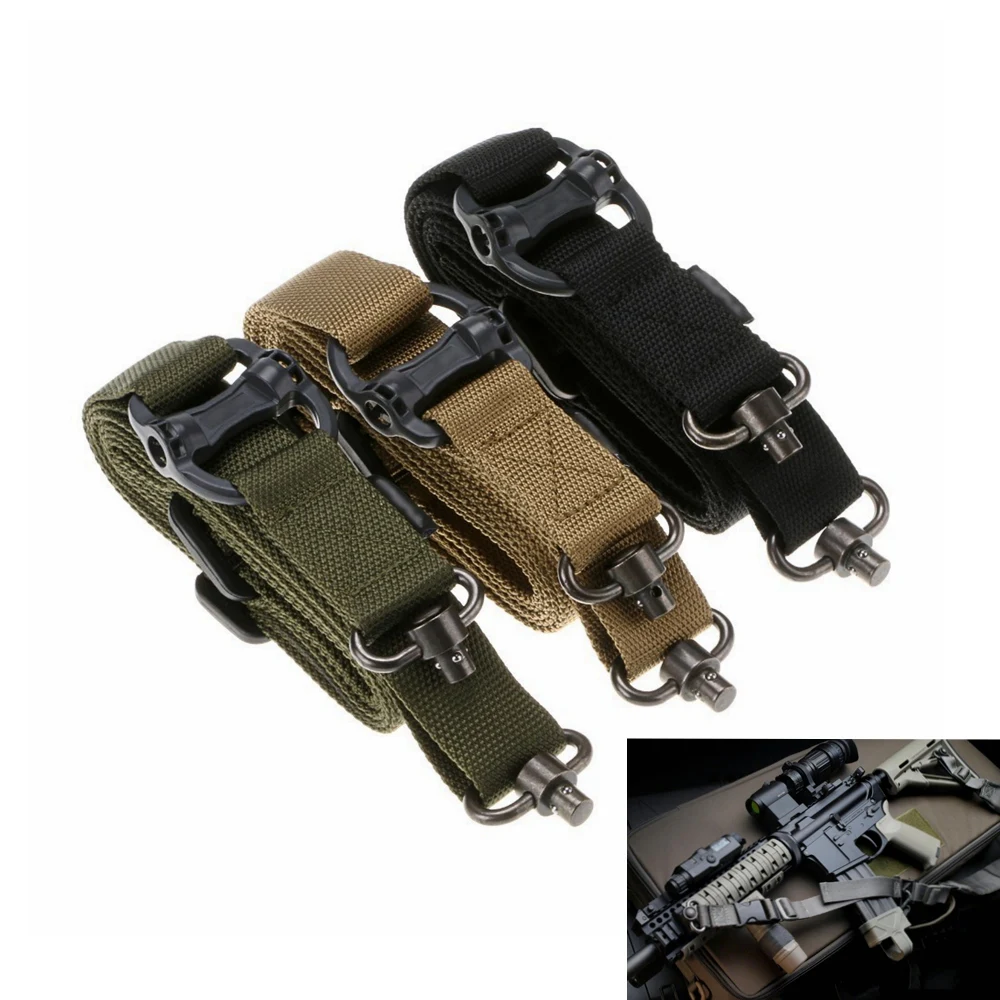

Gen 2 Points Adjustable MS4 Dual QD Tactical Rifle Sling Hunting Nylon Gun Strap Tactical Mount Safety Gun Straps