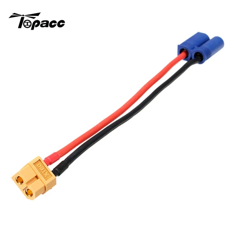 

2018 Hot Sale 150mm Power Cable Wire Connetor XT60 Female Plug To EC5 Male Plug Adapter Connector For RC Model Toys