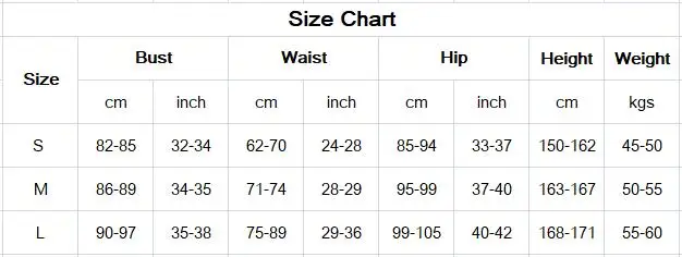 ZD size chart