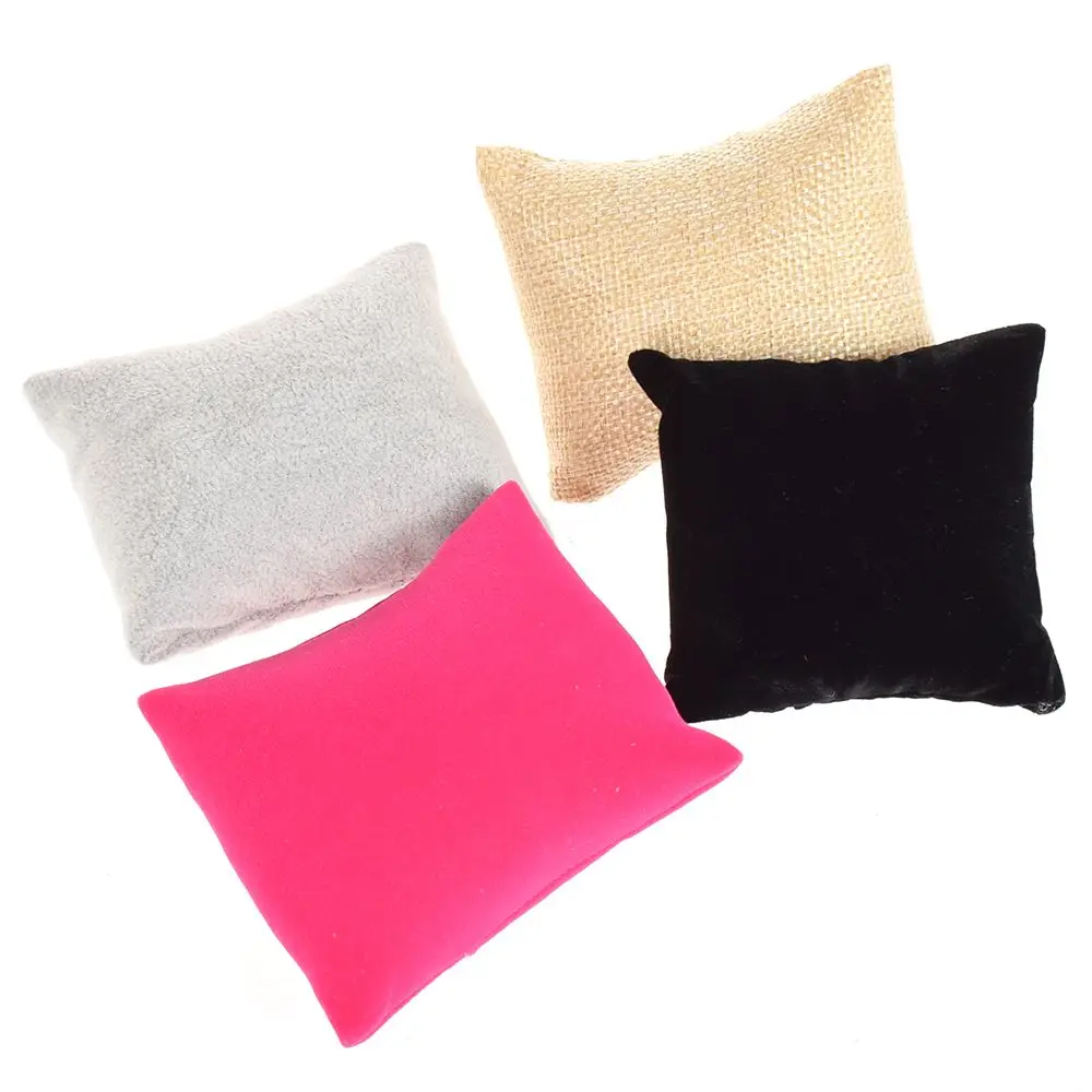 

1pc Jewelry Watch Bracelet Bangle Pillow Display Holder Display Gift Jewelry Cushion For Cases Diy Accessories Wholesale 4 color