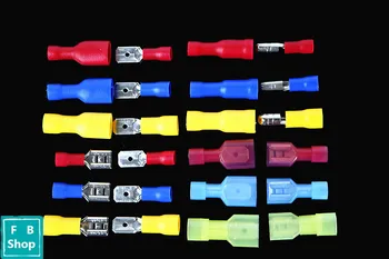 

10PCS Female male Insulated Spade joint Connector Crimp Terminal Connectors Cable Wire Connector