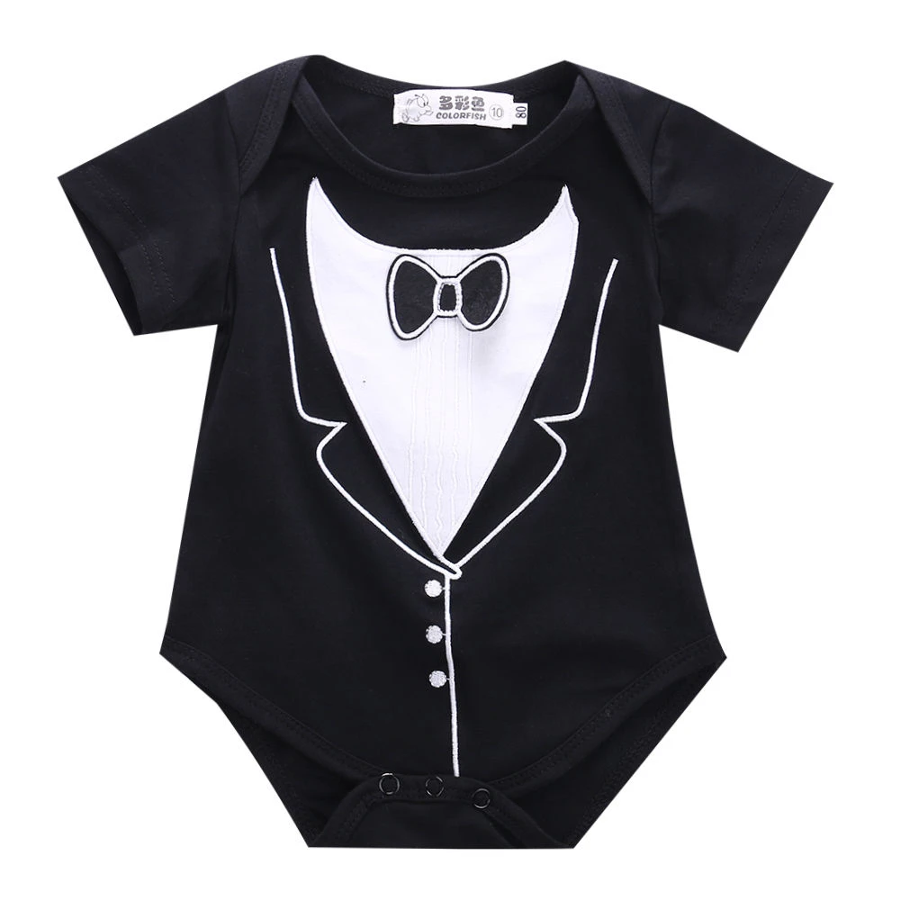 Body Smoking Pour Nouveau Ne Garcon Combinaison 1 Piece Pour Hommes Vetements A Manches Courtes Aliexpress