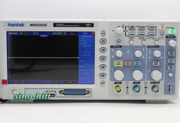 

MSO5202D Hantek Original genuine package 200MHz Mixed Signal Digital Oscilloscope 16 Logic 2 in 1 Channels Universal Multimeter