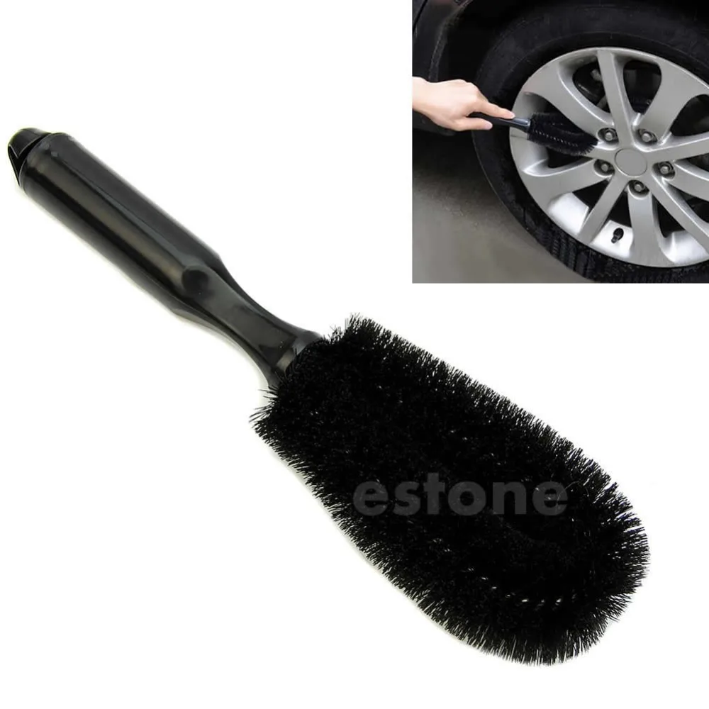 

1Pc Car Vehicle Motorcycle Wheel Tire Rim Scrub Brush Washing Cleaning Tool Cleaner