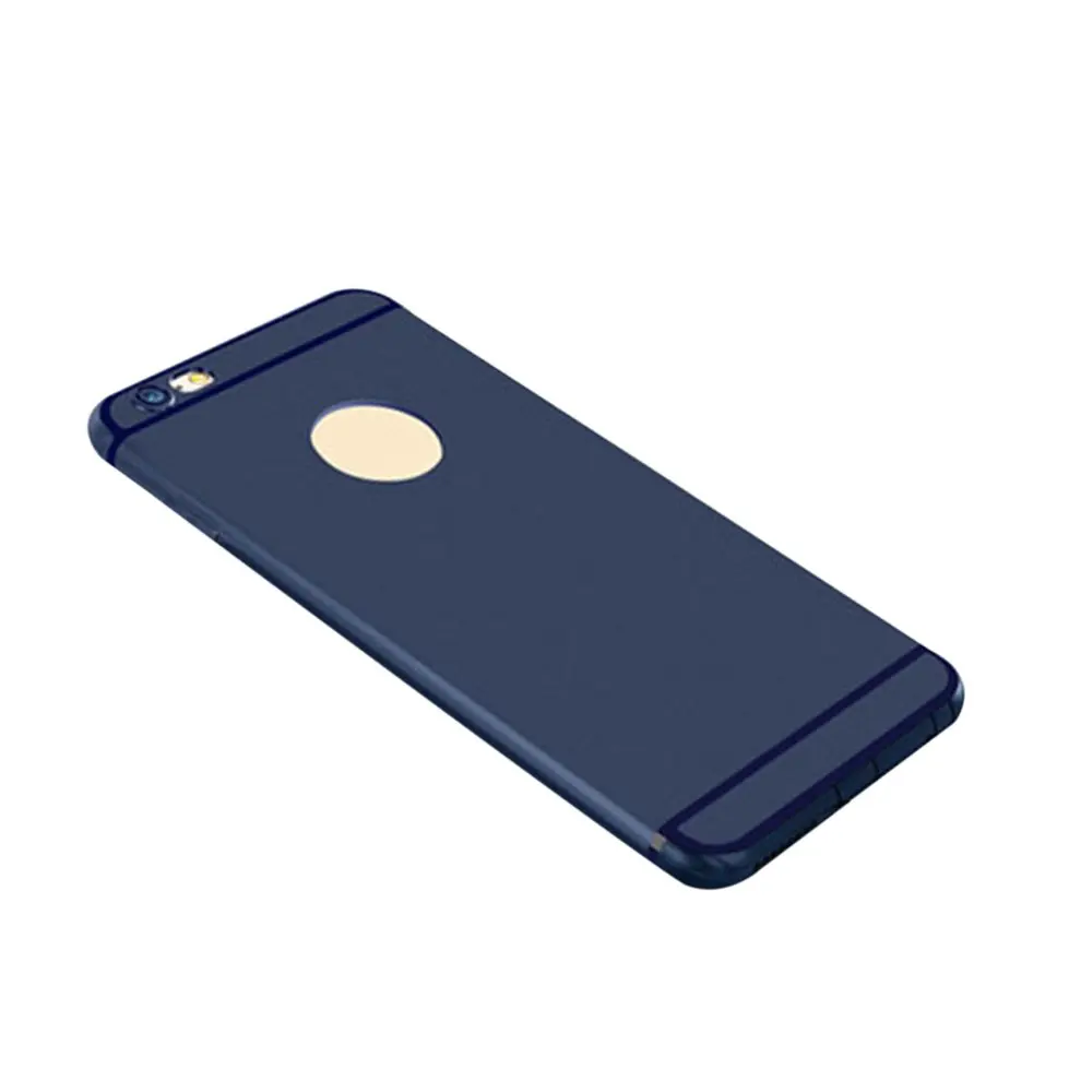 

8pcs Silicone Blue Matte Back Cover Shockproof Protective Phone Case Shell For iPhone 5/5S