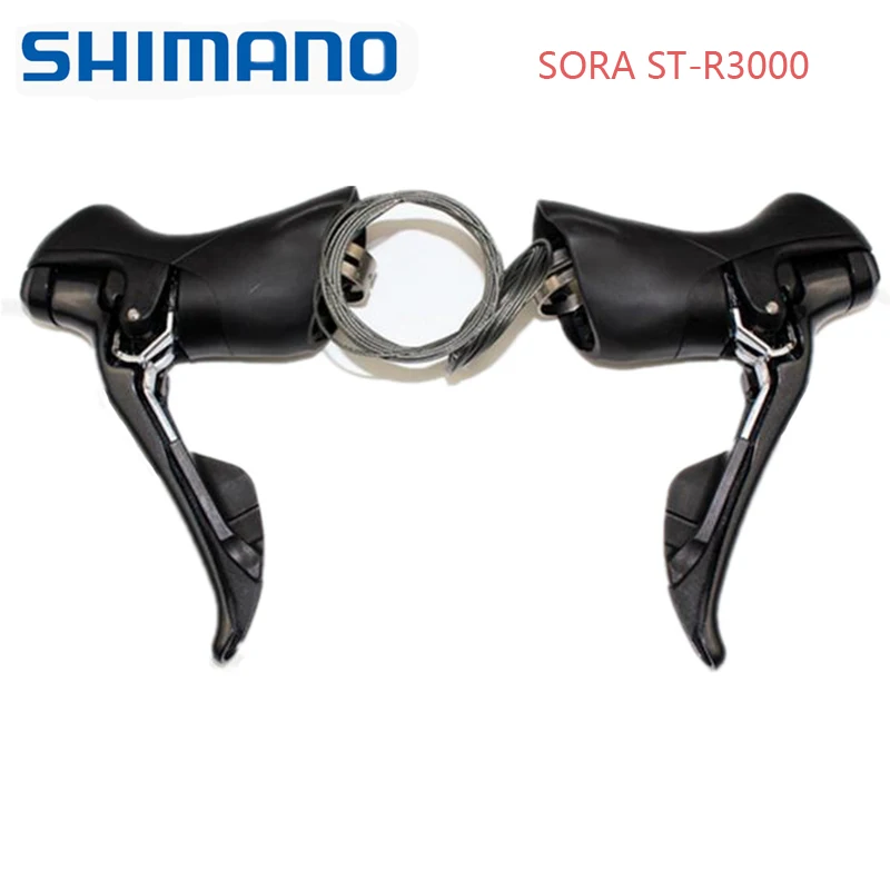 Shimano SORA R3000 тормоз+ рычаг переключения передач ST-R3000 STI Road Shifter w/внутренние кабели левый 2 скорости двойной/правый 9 скоростей