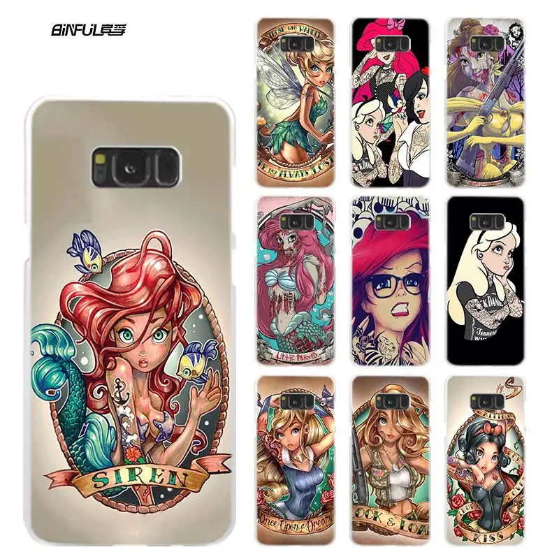 

Princess Ariel The Little Mermaid For Samsung Galaxy Note 8 9 M30 M20 M10 S10 S9 S8 Plus S7 S6 Edge Hard Plastic Phone Case Cove