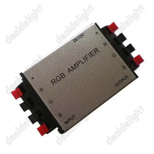 DC12V 12a сигнала RGB Усилители домашние для SMD 3528 и 5050 Светодиодные ленты свет