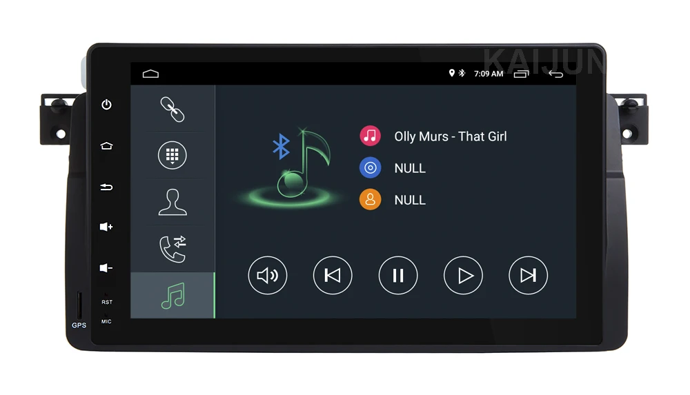 Sale 9 inch Android 9.1 Car Head Unit for BMW E46 M3 with Radio BT Wifi GPS,One Din Car Stereo radio DVD Player 12