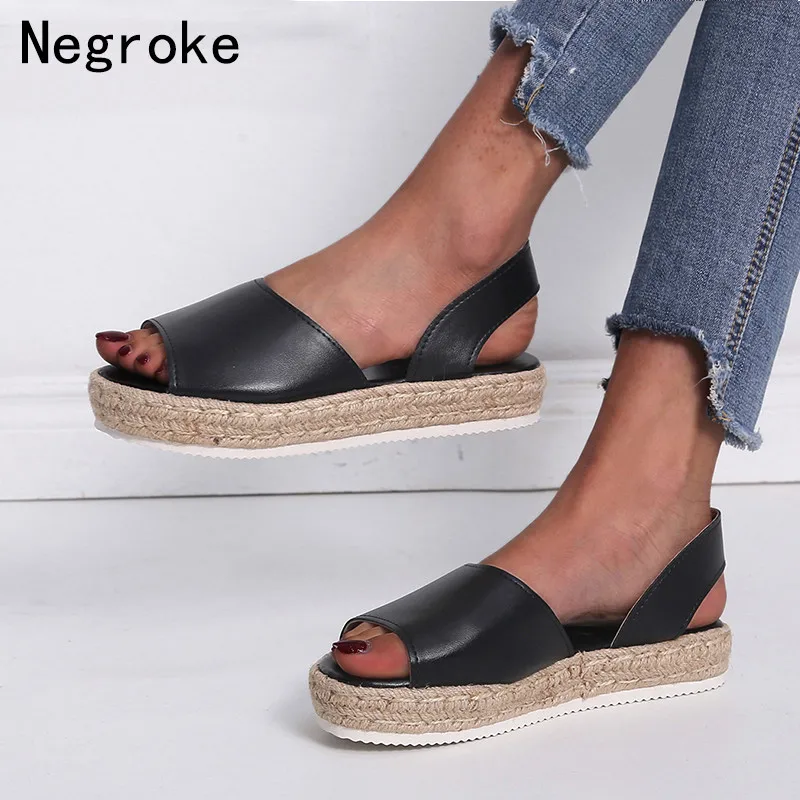 

Women Sandals Espadrilles Wedges Shoes For Women High Heels Sandal Summer Shoes 2019 Flip Flop Chaussures Femme Platform Sandals
