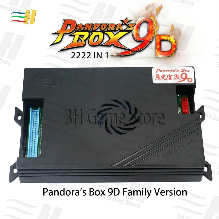 2019 Pandora Box 9d 2222 in 1 Family version motherboard For Pandora's Box console arcade machines coin operated games machine
