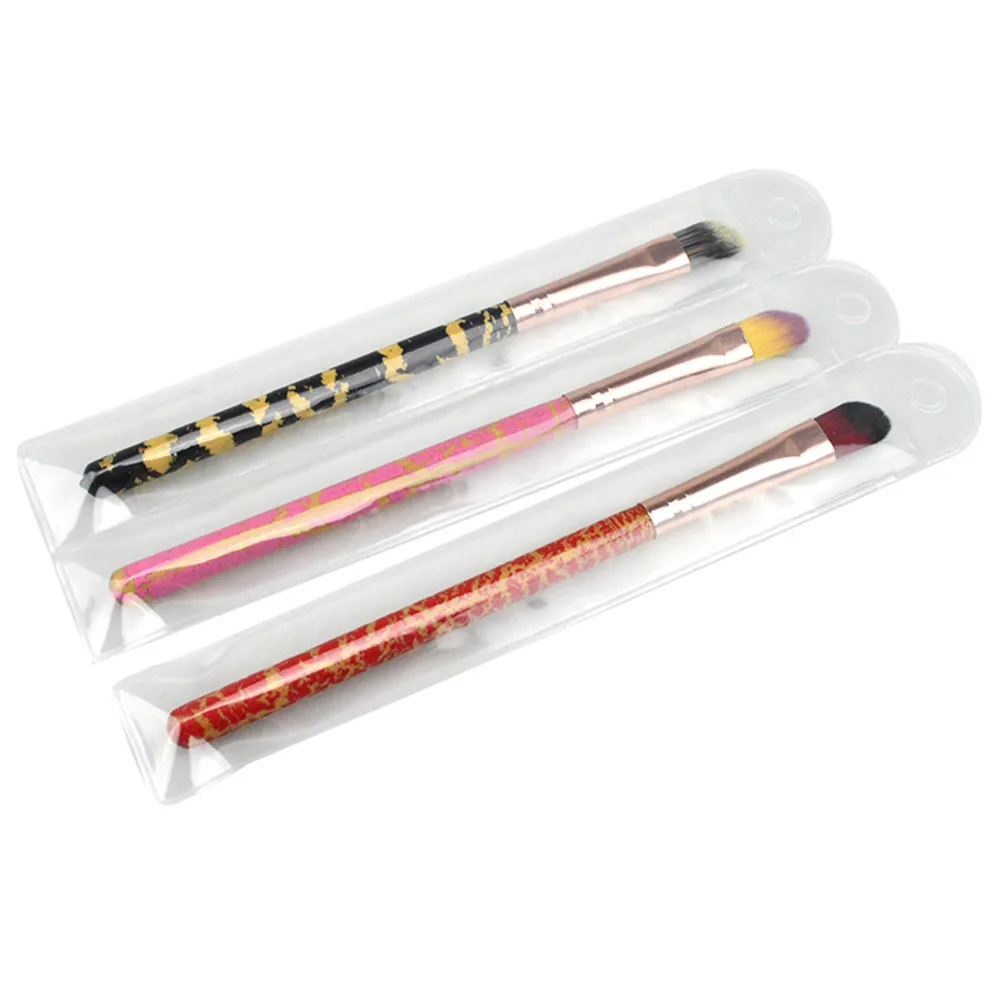 

1Pcs Makeup Cosmetic Tool Eyeshadow Eye Contour Powder Foundation Blending Brushmakeup brush holder couro for makeup #05