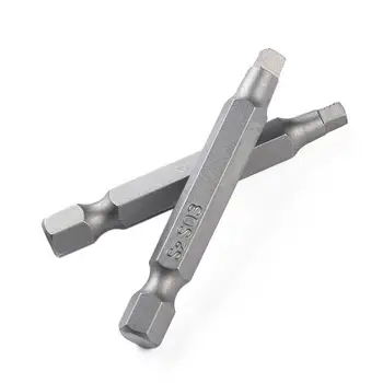 

3PCS Square Batches 50mm Long S2 Material Electric Screwdriver Screwdriver Head