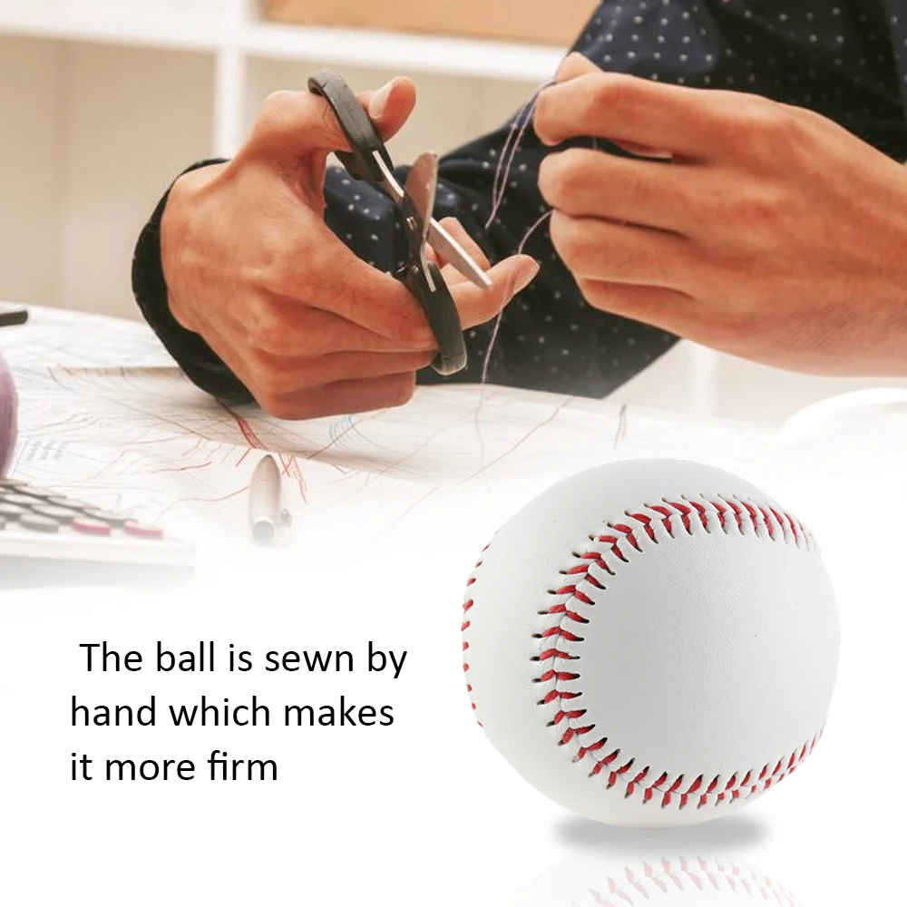 Высокое качество 9 ручной работы Бейсбол s тренировочный мяч мягкое наполнение боевой резиновый внутренний Мягкий Бейсбольный Софтбол
