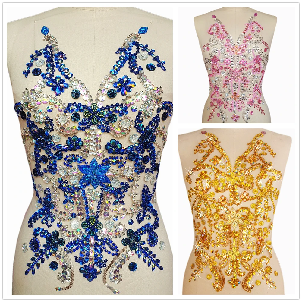 Аппликация для свадебного платья ручной работы 36 х50 см|patch sewing|designer patchespatch design |