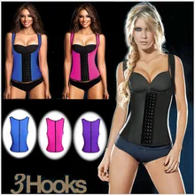 Hot Shapers Real New Firm Fajas Fajas Reductoras 2016 Part To Europe And The Court Latex Waist Cincher Rubber Steel Bone Corset