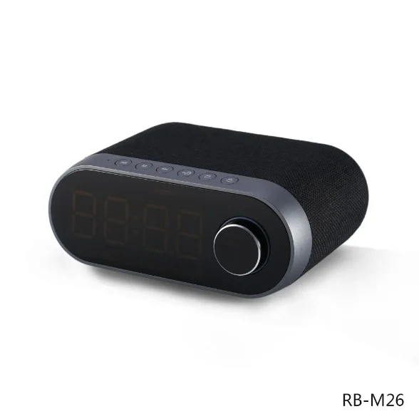 Портативный тканевый bluetooth динамик REMAX с часами alam Bluetooth 4 2 необходимые для