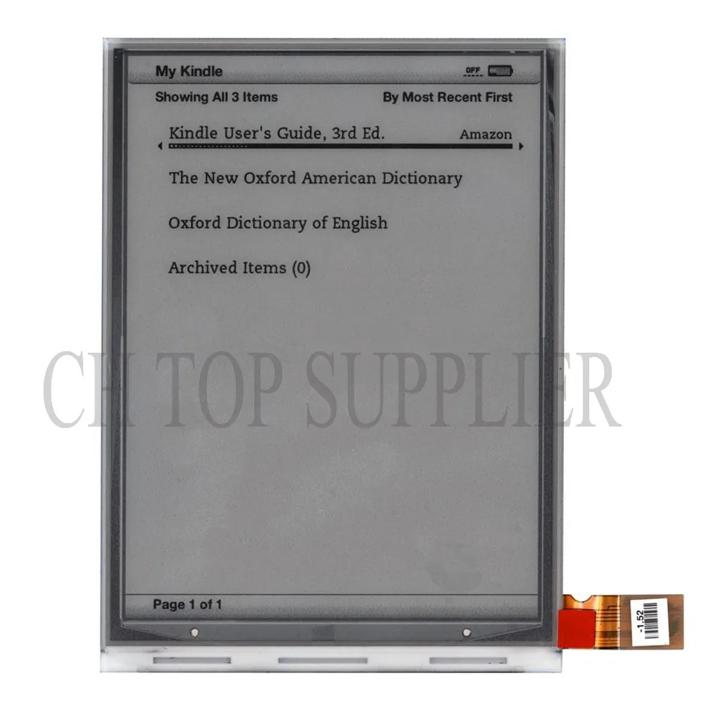 6 0 e ink e paper epaper LCD display Screen For amazon kindle keyboard D00901 Ebook