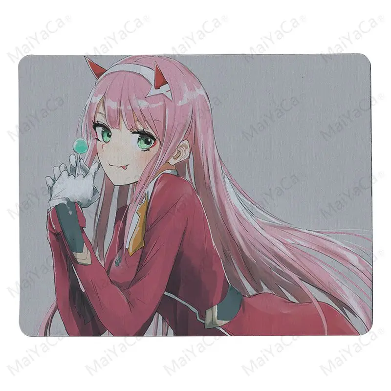 MaiYaCa The Darling in FranXX офисные мыши геймер силиконовый коврик для мыши Размер для 18X22 см Скорость версия коврики для игровой мыши