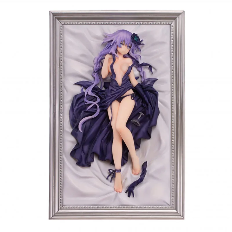 

28cm PULCHRA Hyperdimension Neptunia FramePurple Heart Action Figure Sexy Girl 1/8 PVC Anime Figure Collection Model Toys Gift