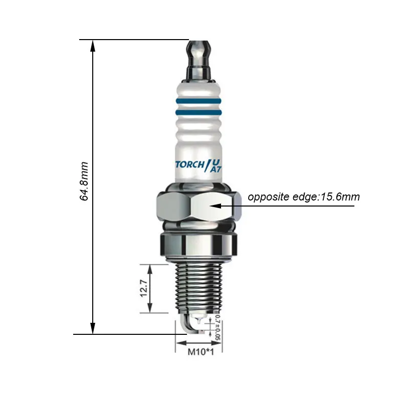 Универсальный Мотоцикл Иридиум Свеча зажигания A7TC D8TC B7TC для Suzuki Yamaha Honda BMW Kawasaki KTM