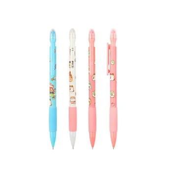 

30pcs/lot Kawaii Corner Creature Automatic Mechanical Pencil With Eraser School Office Supply Student Stationery Gift 0.5mm