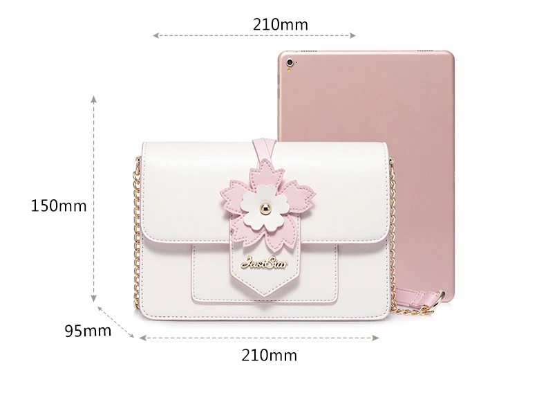 Just star women leather shoulder bag 4