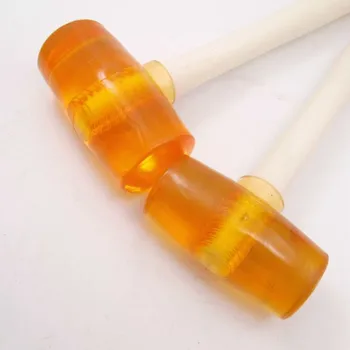 

Transparent 16OZ 20OZ Rubber Mallet Elastic Hammer Shockproof Rubber Hammer Floor Installation Hammer Tool