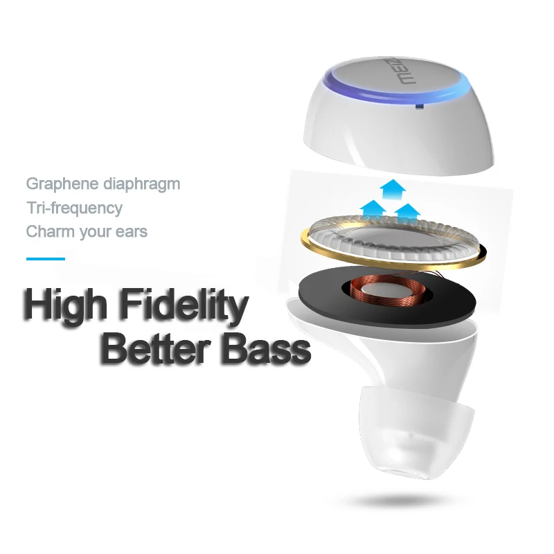 HOT Meizu POP Wireless Bluetooth Headphones with