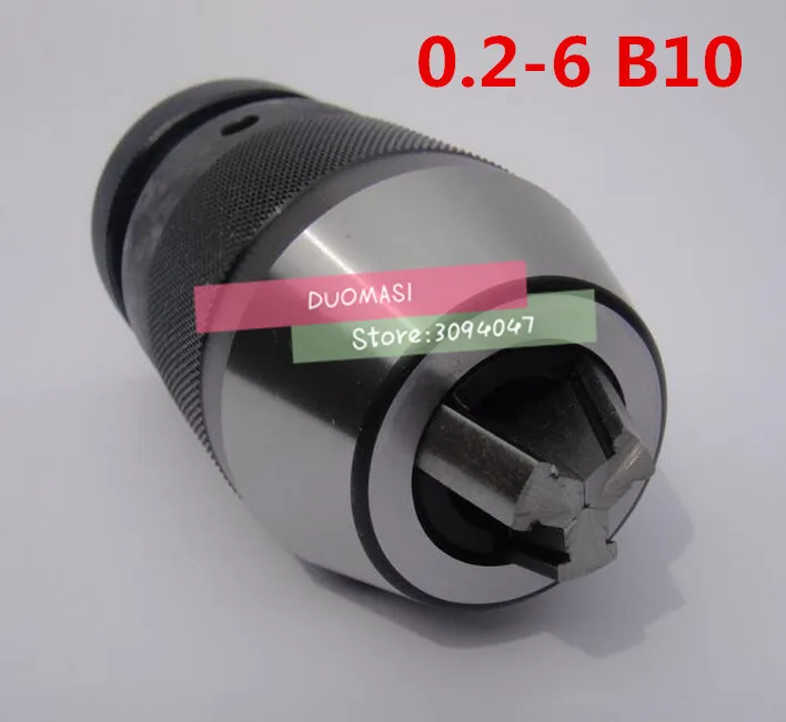 

Taper B10/B12/B16, 0.2-6mm/0.2-10mm/0.2-13mm Medium-sized keyless drill chuck closefisted drill chuck, accuracy: less than 0.1mm