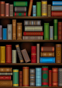 

library shelves old books Photography Backdrop Photo Background Quality Vinyl