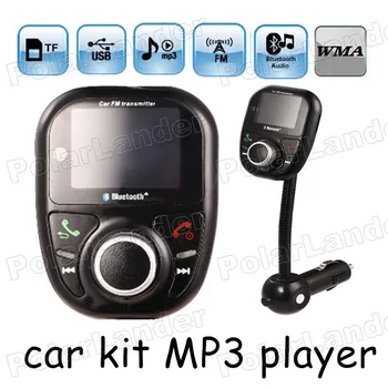 

Bluetooth handsfree USB charger FM Transmitter support TF card U disk Car MP3 Player wireless FM Modulator Car Kit LCD Screen