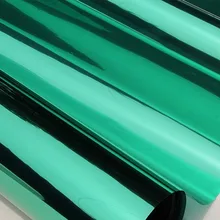 30/40/50/60/70/80*200 см серебро изоляции оконная пленка наклейки Солнечная отражающих один способ Зеленый Зеркало G073