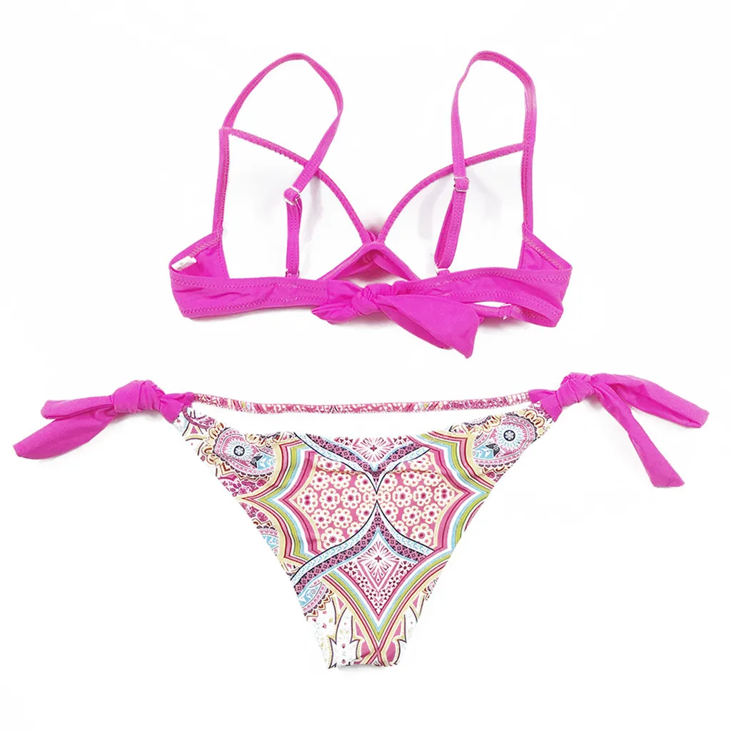 Пикантное женское бикини с принтом LIVA GIRL модный пляжный купальник из двух