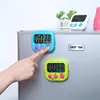 LCD magnética Cocina Digital alarma temporizador de Cuenta regresiva con soporte blanco cocina temporizador práctico cocina temporizador de reloj de alarma ► Foto 1/5