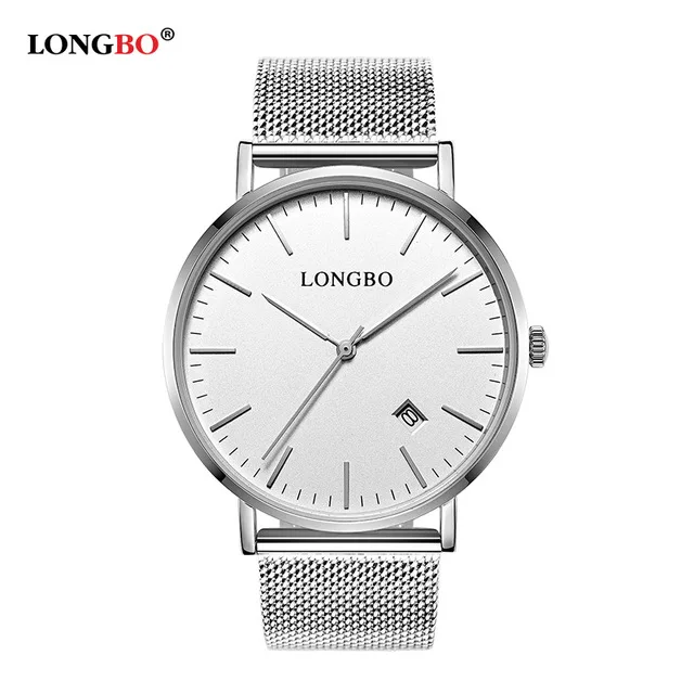 

2018 LONGBO Luxury Brand Watches Women Casual Calendar Mesh Stainless Steel Adjustable band Quartz Watch Dress Wristwatch 5009
