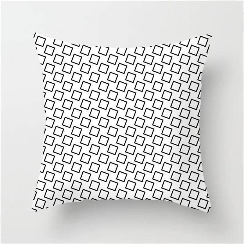 Fuwatacchi белый черный геометрический чехол для подушки в горошек со звездами и полосками, чехол для подушки для дома, дивана, стула, автомобиля, декоративные подушки - Цвет: 7