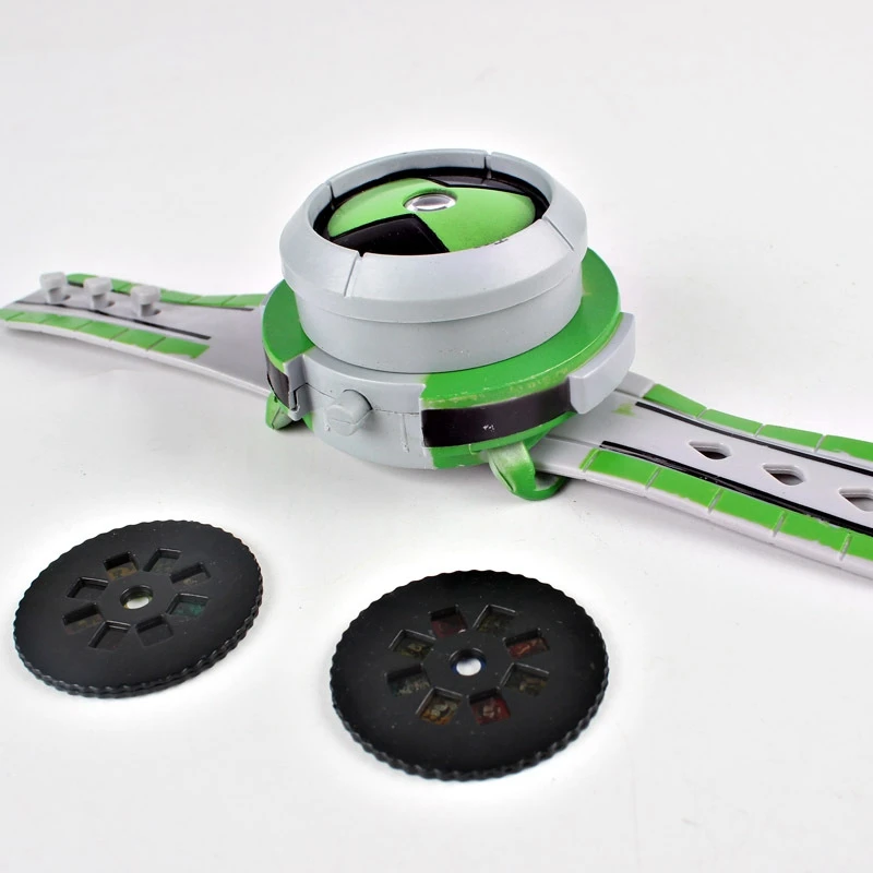 2018 Hot Selling Ben 10 Style Japan Projector Watch Ban Dai Genuine Toys For Kids Children Slide Show Watchband Drop