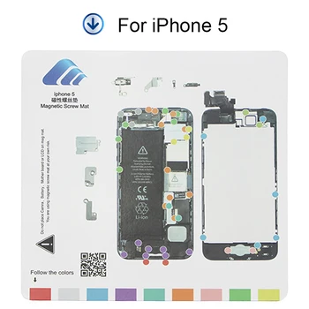 

1Pc Professional Magnetic Screw Mat Technic Repair Pad for iPhone 5 5s Opening Repair Tool Screw Mat