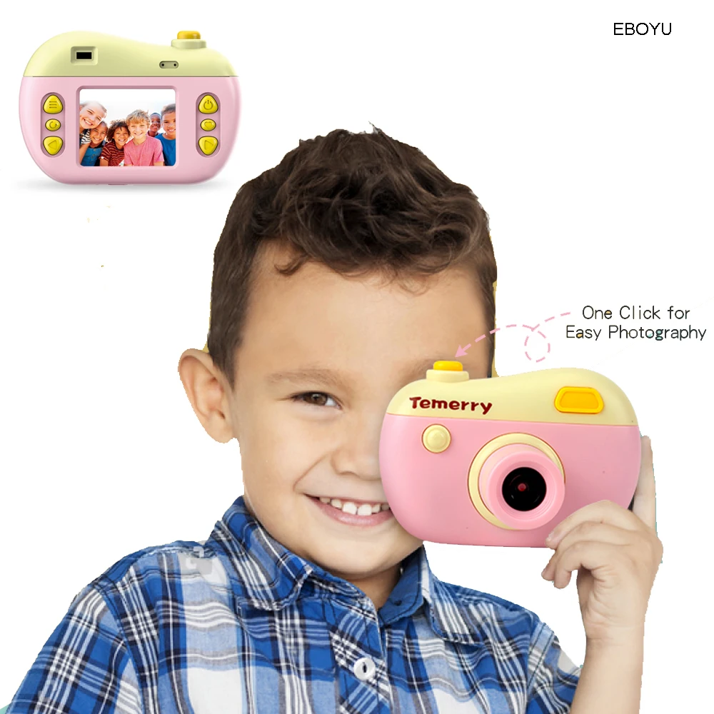 JJRC V01 Детская цифровая камера подарок для девочек мальчиков 2,0 дюйма HD экран 8.0MP видеокамера для детей Противоударная детская селфи игрушка