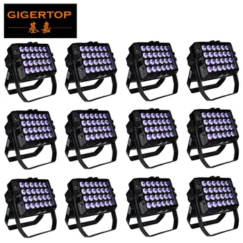 

Wholesales Price 12 Units 24x18W Building Wall Washer Light Professional Led Stage Flood Lighting Power/DMX Cable IN/OUT