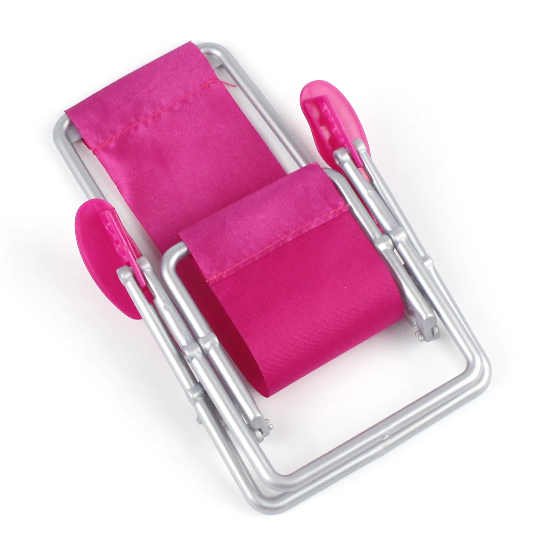 1:6 Scale Foldable Furniture Rocking Beach Chair For Baby Doll Princess Pink Rose Deckchair For Lovely Miniature Baby Dolls 1:6 Scale Foldable Furniture Rocking Beach Chair For Baby Doll Princess Pink Rose Deckchair For Lovely Miniature Baby Dolls