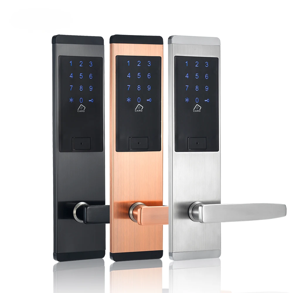 

1pcs Security Electronic Door Lock, APP WIFI Smart Touch Screen Lock,Digital Code Keypad Deadbolt For Home Hotel Apartment