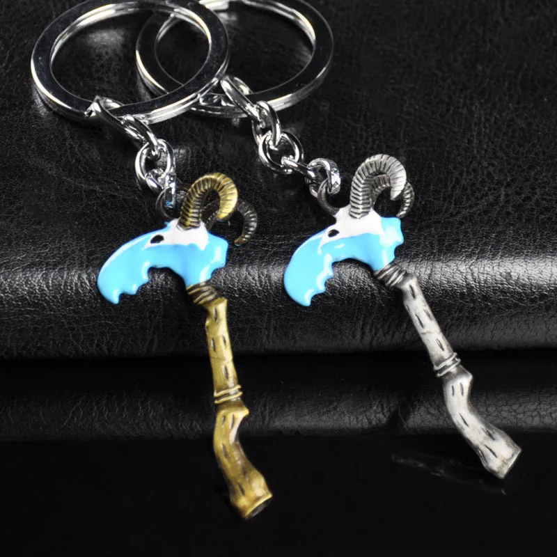 

Game around god of war Keychain chaveiro Thor Axe Infinity War The Dark World Key Finder Bags car Keyring Jewelry Accessories