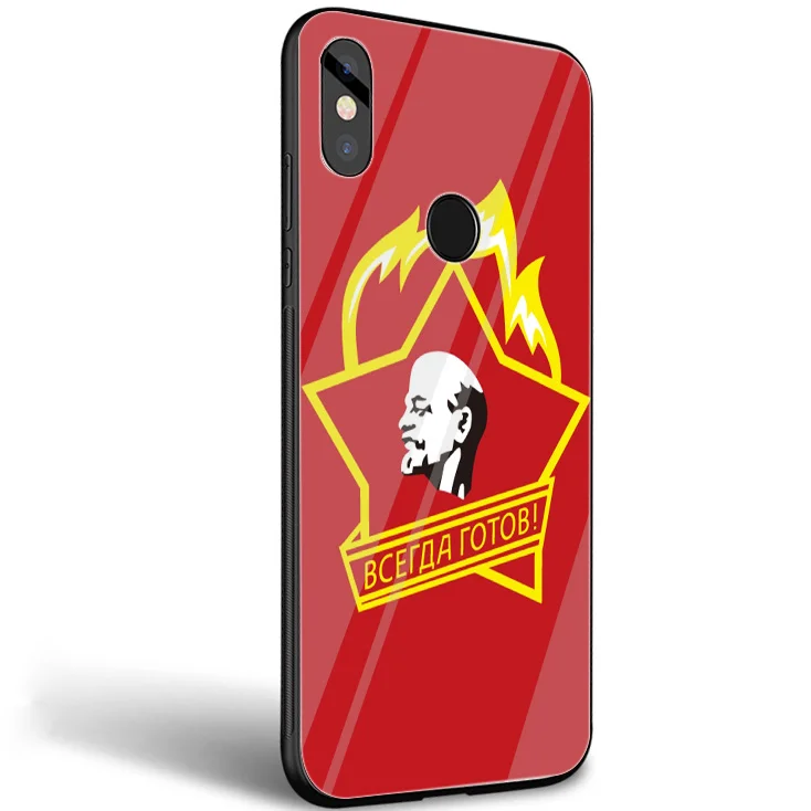 Desxz СССР чехол крышка для Xiaomi 8 Lite A1 A2 9 Redmi Note 5 6 7 Pro 6A 4X Pocophone F1 оболочки